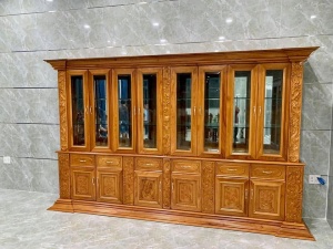 TỦ RƯỢU 100% GỖ GÕ ĐỎ